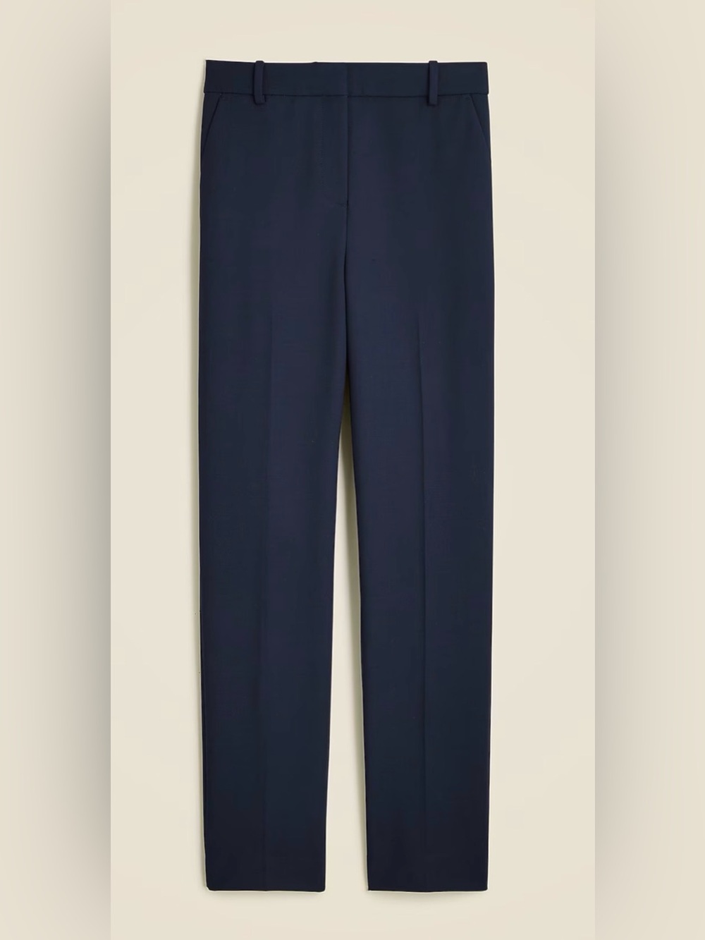 J.Crew High-Rise Cameron Pant Four-Season Stretch Navy - Slim Tapered